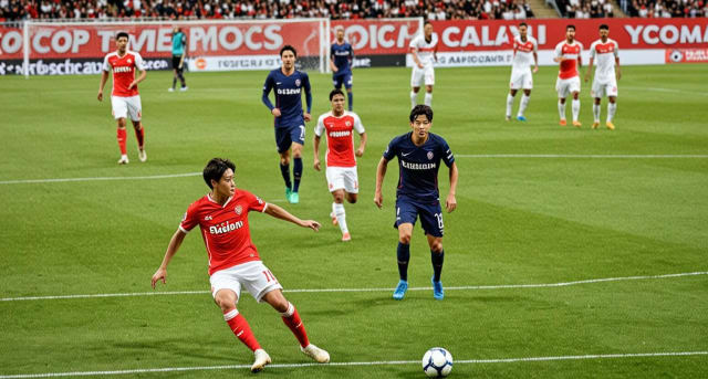 Takumi Minamino Shines in Monaco's Decisive 4-1 Victory Over Clermont