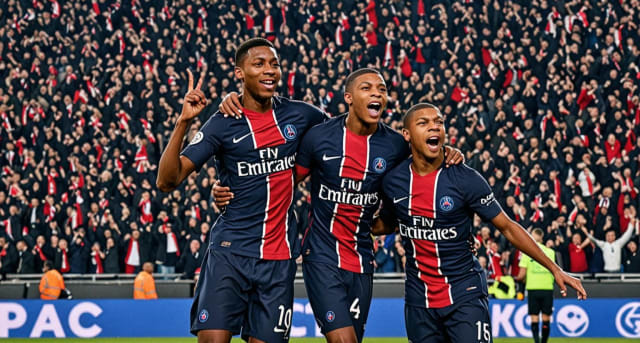 PSG Edges Closer to Ligue 1 Glory with Dembele and Mbappe Leading the Charge